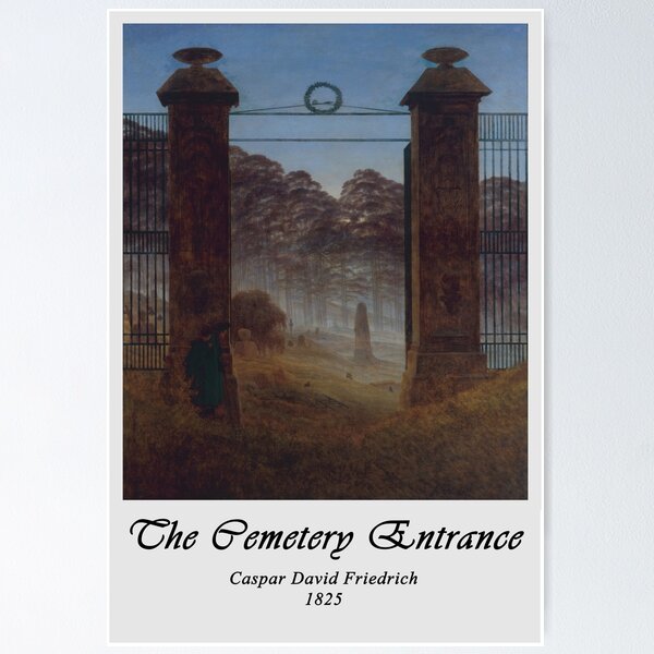 Artikel-Vorschau von Der Friedhofseingang – 1825 – Caspar David Friedrich, designt und verkauft von THASSON.