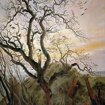 Artwork thumbnail, The Tree of Crows - 1822 - Caspar David Friedrich by THASSON