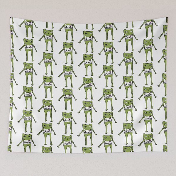 Item preview, I <3 Emo Boys- Pete the Frog (coloured) designed and sold by deadbeatt.