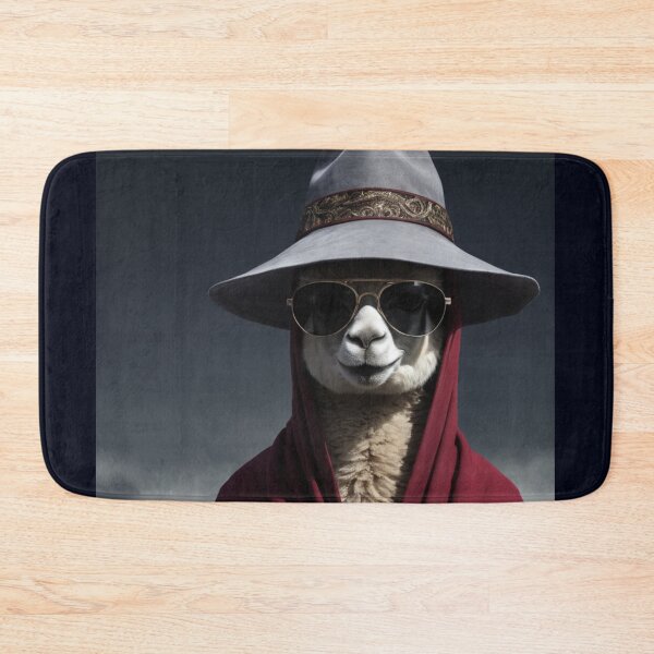 Item preview, A mysterious llama wearing sunglasses and hat designed and sold by Great-store4U.