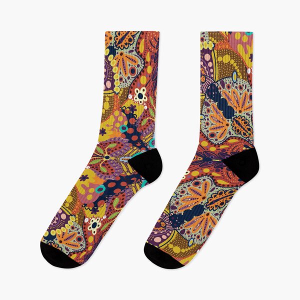 Item preview, Retro vibe mandala designed and sold by Kamaloca.