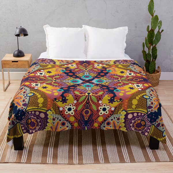 Item preview, Retro vibe mandala designed and sold by Kamaloca.