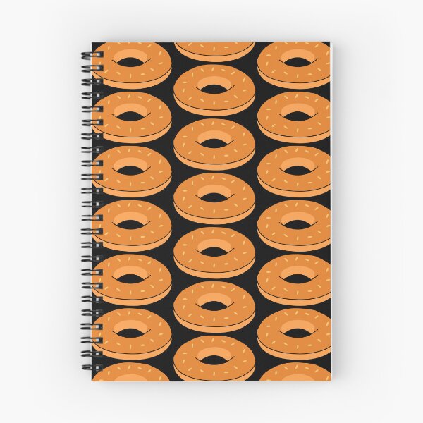Item preview, Bagels Food Pattern designed and sold by HotHibiscus.