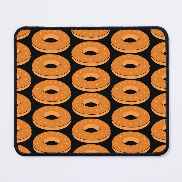 Item preview, Bagels Food Pattern designed and sold by HotHibiscus.