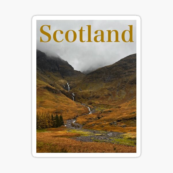 Item preview, Scotland Poster (Highlands) designed and sold by maddieshuck.