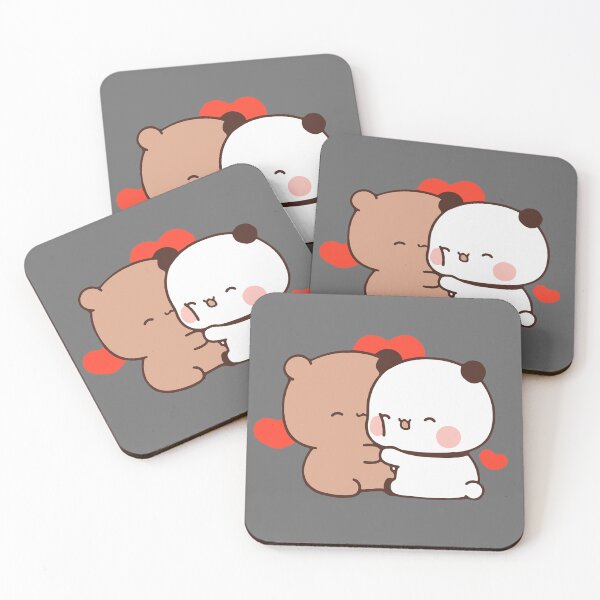Item preview, DuDu Brownie Bear and BuBu Panda’s Love❤️ designed and sold by Pandety.