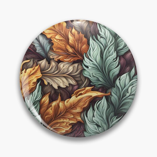 Aperçu de l'œuvre Motif de feuilles colorées créée et vendue par ADCImages.