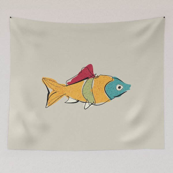 Item preview, Fish art designed and sold by kidizajn.