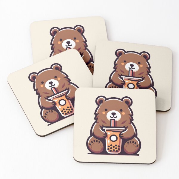 Item preview, Bear Boba Bliss - Cozy Bubble Tea Lover designed and sold by Ingridpd.