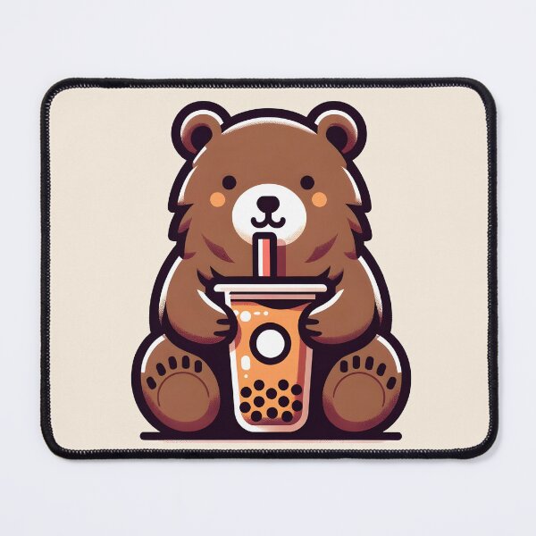 Item preview, Bear Boba Bliss - Cozy Bubble Tea Lover designed and sold by Ingridpd.