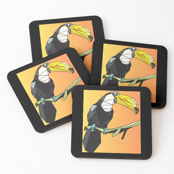 Item preview, Toucan bird mosaic designed and sold by VibeTwist.