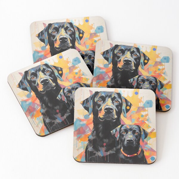 Item preview, Black Lab Abstract Art designed and sold by Samuelsboro.