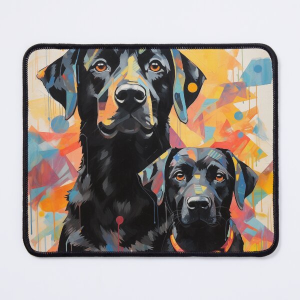 Item preview, Black Lab Abstract Art designed and sold by Samuelsboro.