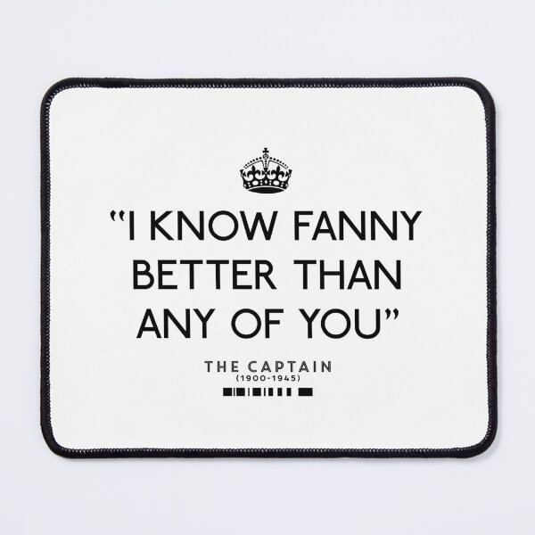 Item preview, I know Fanny better - The Captain - Ghosts designed and sold by DFA.
