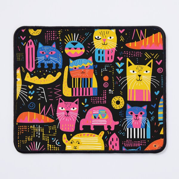 Item preview, Happy Cats Illustration designed and sold by dotsan.