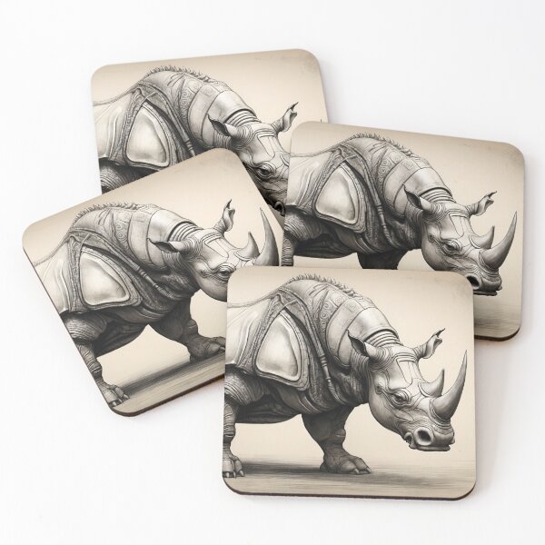 Item preview, Steampunk Sentinel Rhino designed and sold by MachineDesigned.