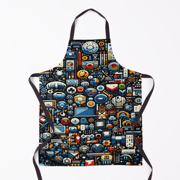 Item preview, Gaming Icons Desk Mat, Mouse Pad, Bath Mat designed and sold by KitonicTees.