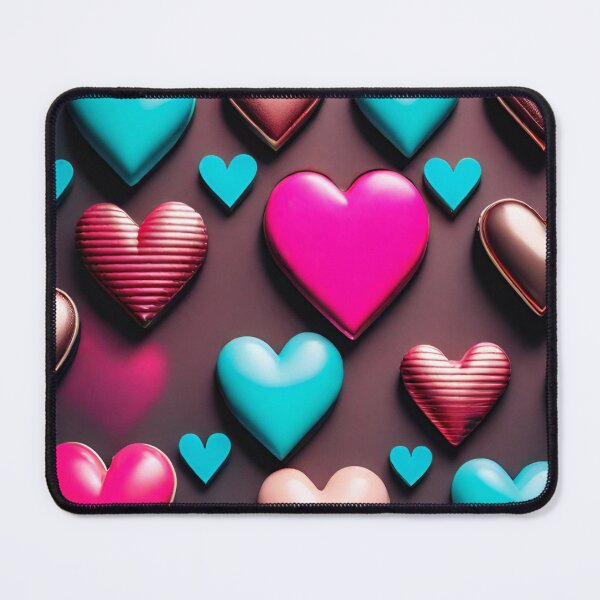 Item preview, 3D Little Love Hearts 80s Retro Chic Amor designed and sold by Kayley  |  QuintaDaColherArtes.