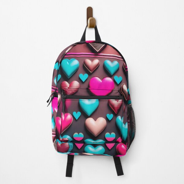 Item preview, 3D Little Love Hearts 80s Retro Chic Amor designed and sold by Kayley | QuintaDaColherArtes.