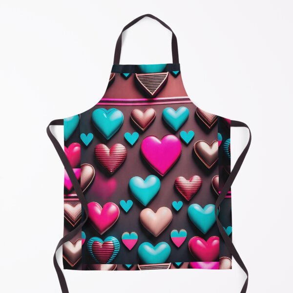 Item preview, 3D Little Love Hearts 80s Retro Chic Amor designed and sold by Kayley | QuintaDaColherArtes.