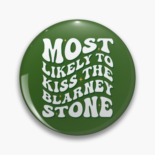 Item preview, Most Likely To kiss the blarney stone St Patrick's day Groovy designed and sold by Be Cool (5.0) ⭐⭐⭐⭐⭐.