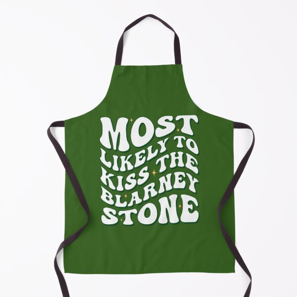 Item preview, Most Likely To kiss the blarney stone St Patrick's day Groovy designed and sold by Be Cool (5.0) ⭐⭐⭐⭐⭐.