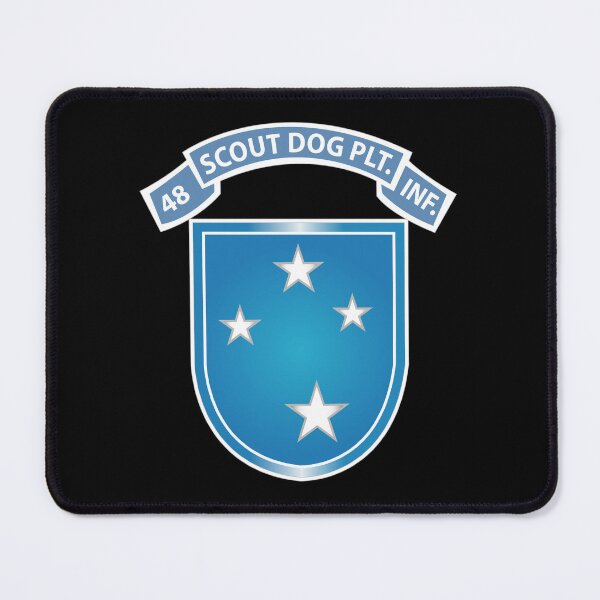 Item preview, Army - 48th Infantry Scout Dog Plt Tab w 23rd ID SSI designed and sold by Military Insignia Products.
