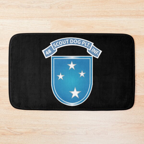 Item preview, Army - 48th Infantry Scout Dog Plt Tab w 23rd ID SSI designed and sold by Military Insignia Products.
