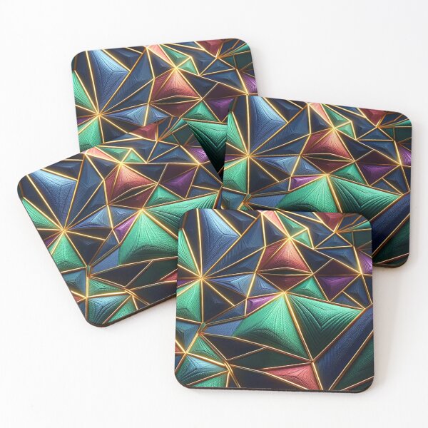 Item preview, Geometric Brilliance: Foil Triangles designed and sold by mymagicstoreus.