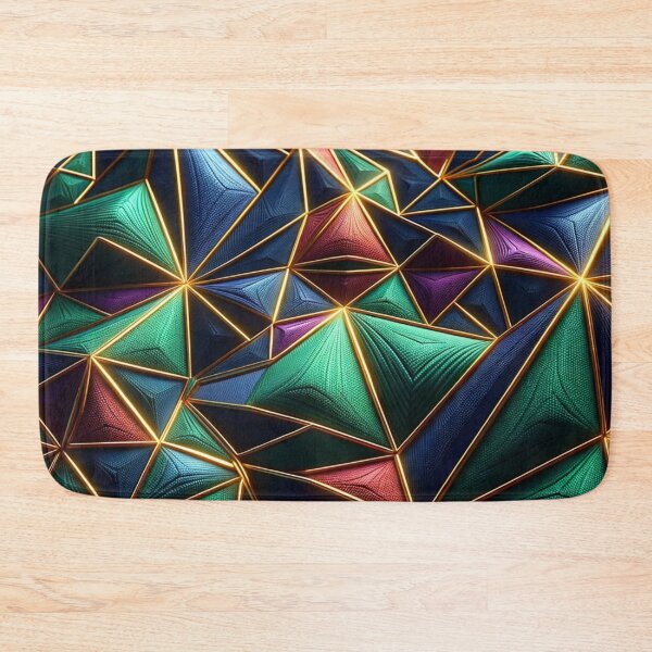 Item preview, Geometric Brilliance: Foil Triangles designed and sold by mymagicstoreus.