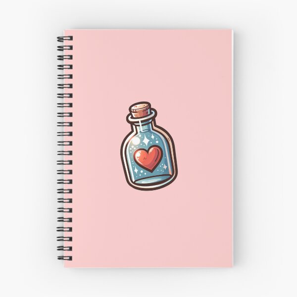 Item preview, Love Potion Bottle Illustration - Magical Heart Elixir designed and sold by Ajay GB.