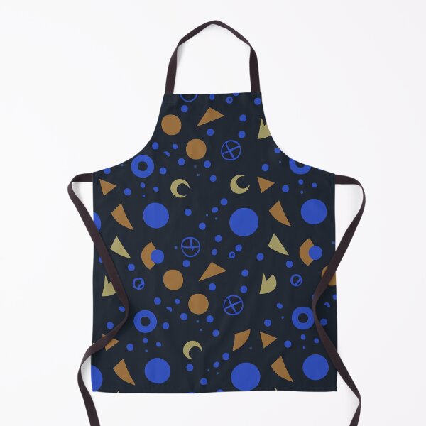 Artikelvorschau, Blue Celestial Groove: Mutiges und farbenfrohes, vom Mond inspiriertes, handgezeichnetes Motiv entworfen und verkauft von Carolina Salazar.