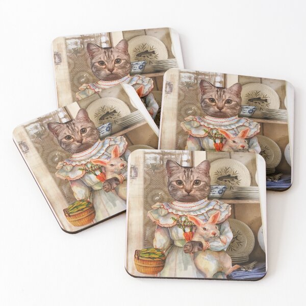 Item preview, Tabby Cat Portrait - ‘Cooking Class’ designed and sold by Nikki Fortuin Arts & Crafts.
