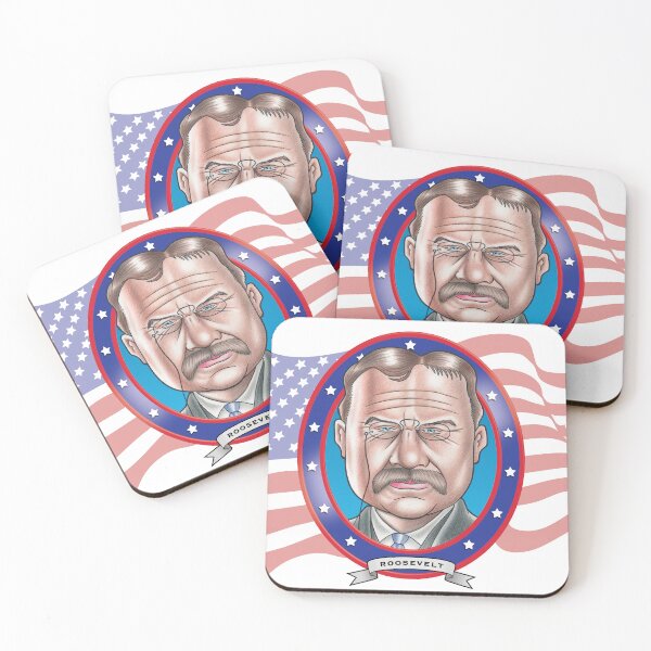 Item preview, Theodore Roosevelt Caricature designed and sold by FunFaces.