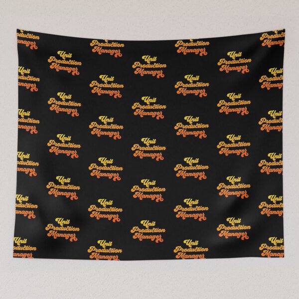 Item preview, Groovy Unit Production Manager - Fire Orange Gradient designed and sold by NermilioDesigns.