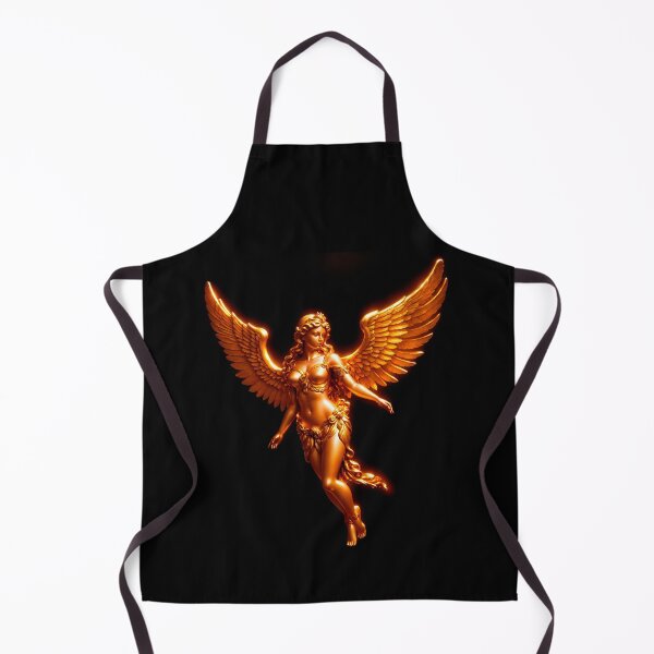 Item preview, Beautiful Golden Angel Goddess Statue Fantasy Art Illustration designed and sold by bagstudio.