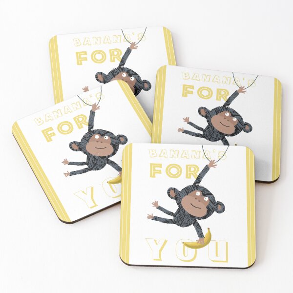 Item preview, Banana's For You! Fun Monkey Art With Quote By Artist Carla Daly designed and sold by Carla Daly.
