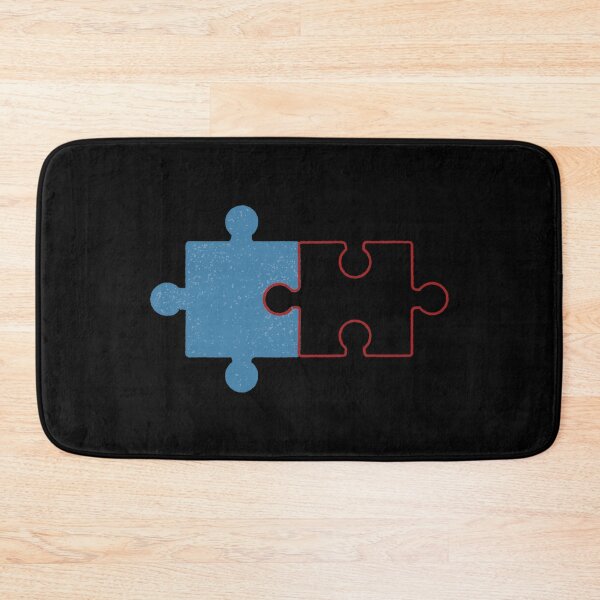 Item preview, Puzzle us - Blue piece designed and sold by Scrabbly Doodles.