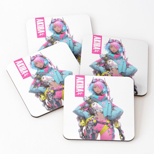 Item preview, AKIBA DRIP - Bio Cybernetic Anime Waifu ワイフ 006 Navigator Girl | COLORFUL HYPER POP MECHA ANIME GIRL designed and sold by AKIBA DRIP.