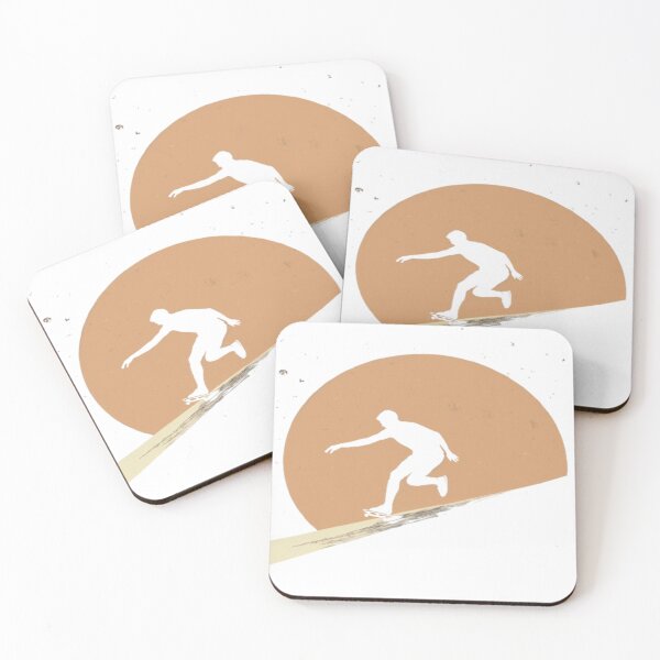 Item preview, A skater skating in the horizon with stars designed and sold by The-Gifted.