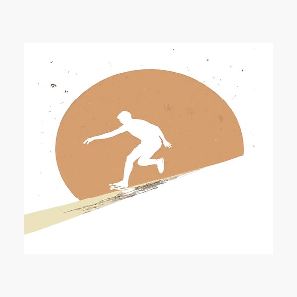Item preview, A skater skating in the horizon with stars designed and sold by The-Gifted.