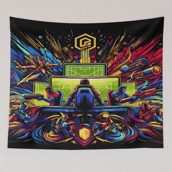 Item preview, Dynamic Gaming Desk Mat, Mouse Pad, Bath Mat designed and sold by KitonicTees.