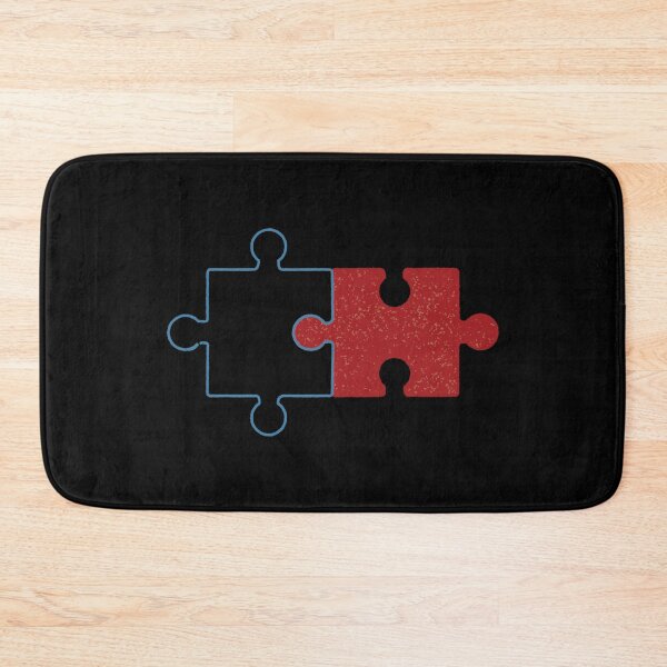 Item preview, Puzzle us - Red piece designed and sold by Scrabbly Doodles.