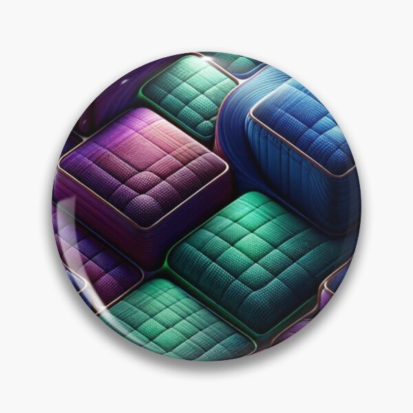 Item preview, Futuristic Cubes In Purple,Blue,Green And Orange designed and sold by mymagicstoreus.