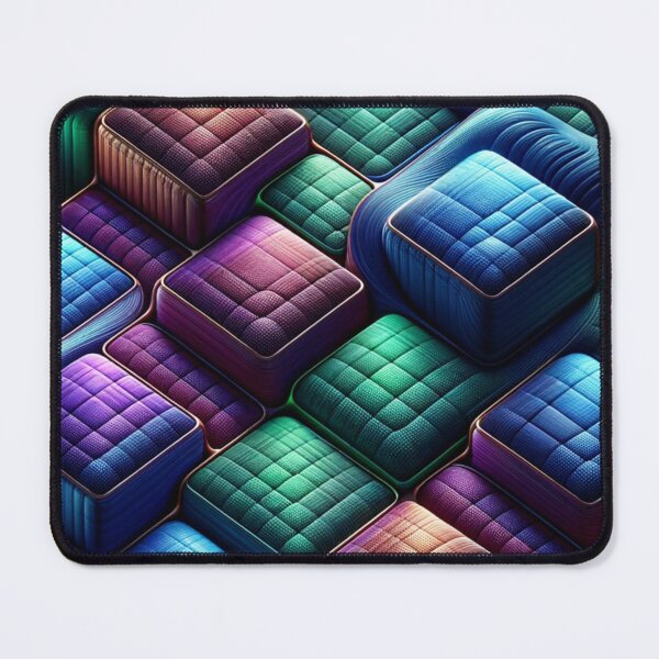 Item preview, Futuristic Cubes In Purple,Blue,Green And Orange designed and sold by mymagicstoreus.