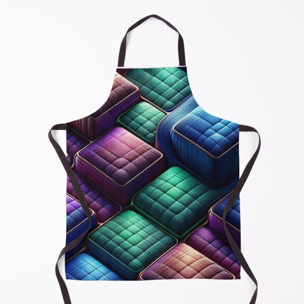 Item preview, Futuristic Cubes In Purple,Blue,Green And Orange designed and sold by mymagicstoreus.