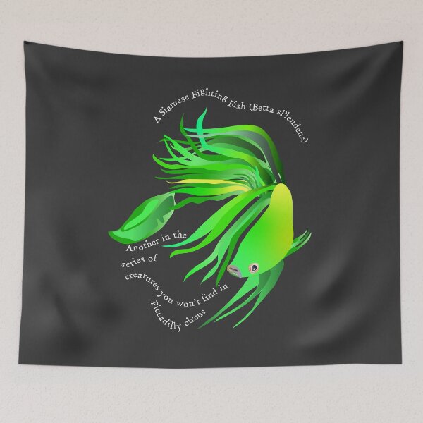 Item preview, Gory details Siamese fighting fish designed and sold by Gorydetails.