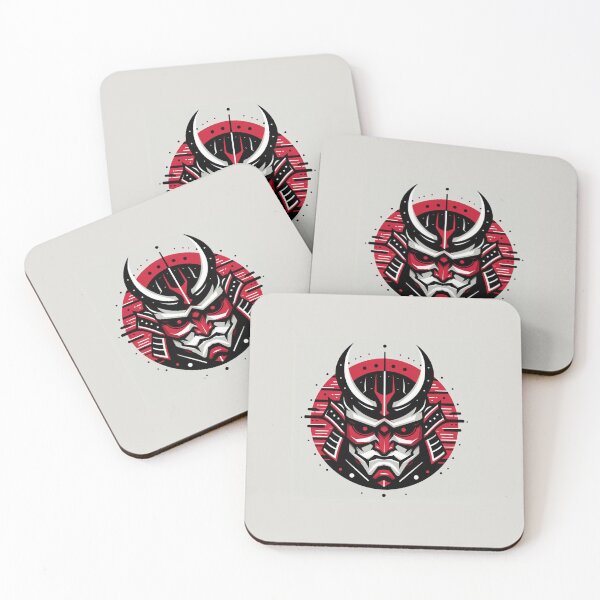Item preview, Minimalist samurai mask designed and sold by Tblurry.