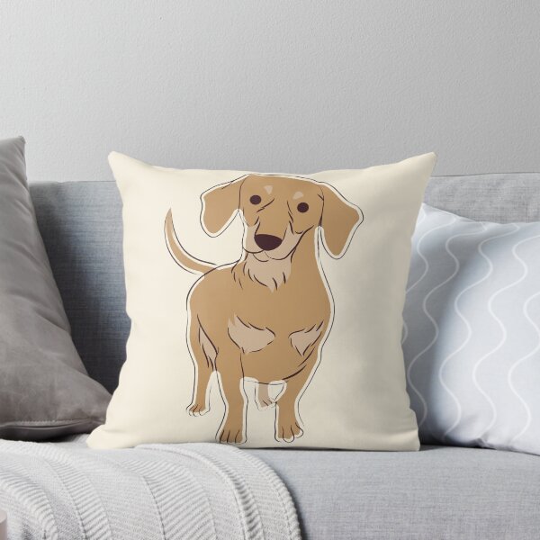Aperçu de l'œuvre Teckel beige moelleux créée et vendue par lollydesigned.