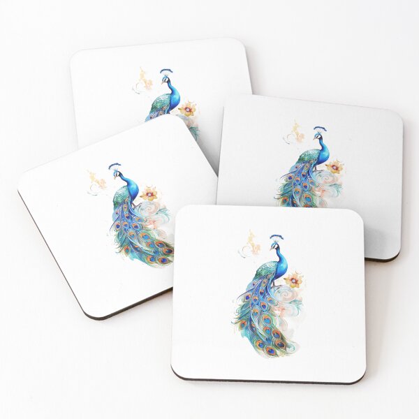 Item preview, Peacock, Peafowl, Watercolour Painting Design designed and sold by fluidwatercolor.